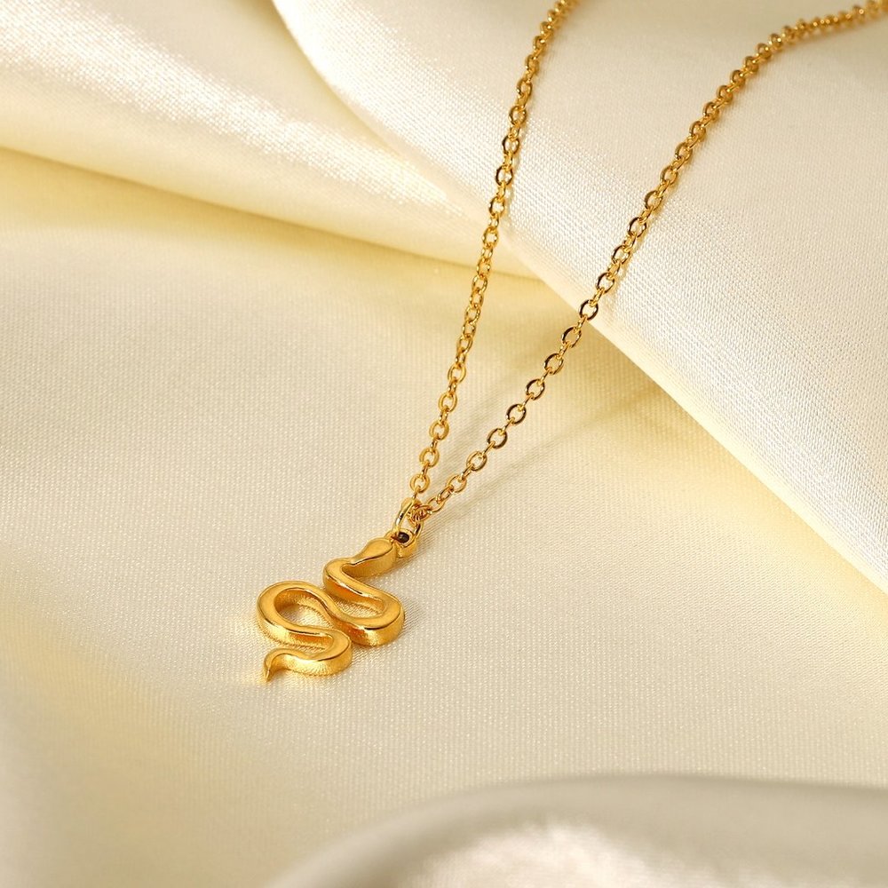 Quinn Serpent Necklace - Picture 2 of 7